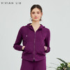 VIVIAN LIU薇薇安刘D2617301 春季女装新款针织连帽修身运动外套 商品缩略图0