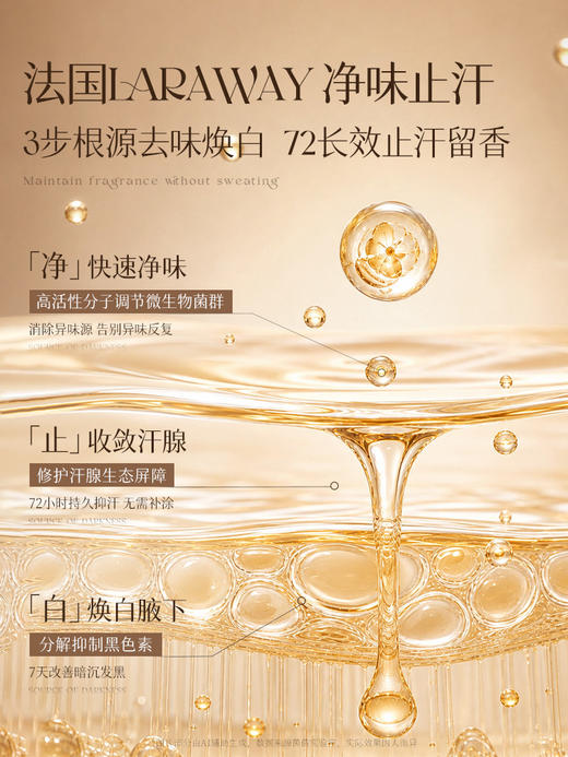 【夏日必备】茵倩多效净味香氛止汗露 温和去味不伤肤 止汗净味 清爽速干 持久留香 50ML/瓶 商品图4