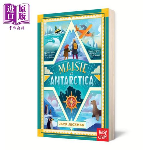 预售 【中商原版】梅西的冒险之旅 南极洲 Maisie vs Antarctica 英文原版 儿童文学小说故事 充满温情和一丝超自然元素 进口童书 商品图1