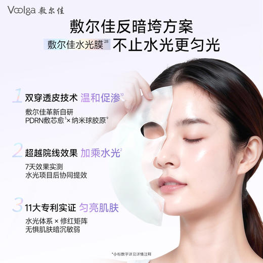 【新品试用】敷尔佳DNA钠水光焕采紧塑面膜 3片装 商品图1