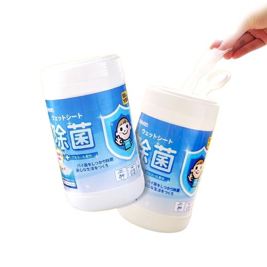 DeRU丹之荣酒精湿巾桶装消毒除菌 100枚 商品图4