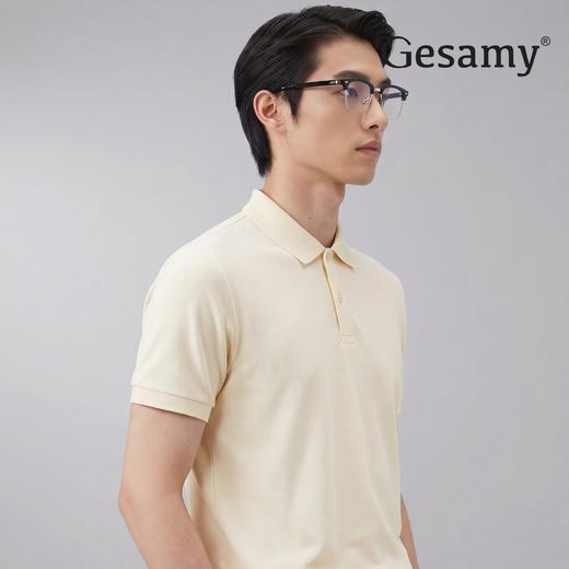 【7A抑菌 触感凉滑 吸汗快干】Gesamy丝光棉短袖POLO衫 （注：产品爆单发货时效为72小时） 商品图5