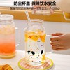 【动物玻璃吸管杯】萌趣狗狗玻璃杯！带盖吸管，喝水都可爱 商品缩略图3