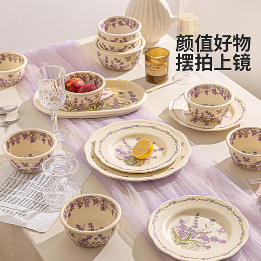摩登主妇漂亮餐具碗碟家用2026新款碗具汤面碗餐盘子米饭碗酸奶碗 商品图3