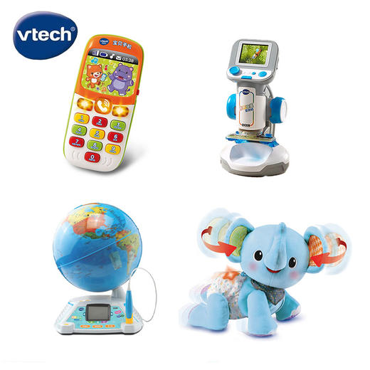 VTech伟易达 玩具合集 儿童学爬科学实验地理启蒙+（特价清仓 包装微瑕,无质量问题不支持7天无理由,介意慎拍） 商品图0