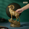 铜师傅《领头羊》客厅桌面铜羊摆件 家居装饰工艺品 商品缩略图4