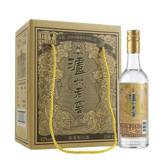 【扫码有好礼】42度泸州老窖二曲酒·精酿（五码装）500ml*6  泸州老窖官方旗舰店 商品图1