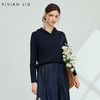 VIVIAN LIU薇薇安刘D2617303 春季女新款针织连帽蕾丝花边套头衫 商品缩略图0
