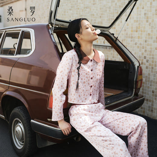 甜酷豹纹』桑罗真丝睡裙100%桑蚕丝女吊带裙可外穿家居服2026新款 商品图12