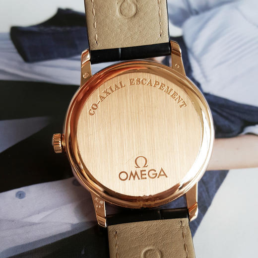 【95新】OMEGA 欧米茄4614.20.02天文台认证同轴自动机械机芯39MM（男款）碟飞系列18K玫瑰金080526NJS08 商品图6