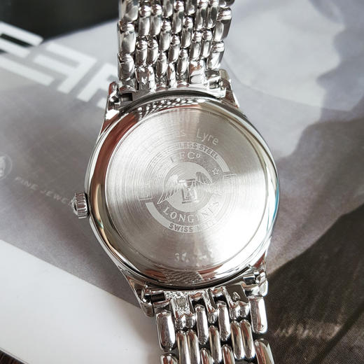 【95新】LONGINES 浪琴L4.760.4.11.6自动机械机芯日期显示35MM（中性款）律雅系列精钢110526NJS03 商品图6