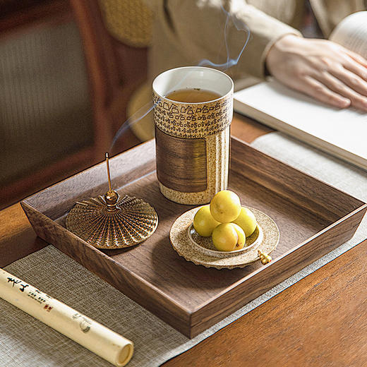 摩登主妇泡茶杯创意茶水分离杯2026新款办公室带盖喝水杯陶瓷杯子 商品图2