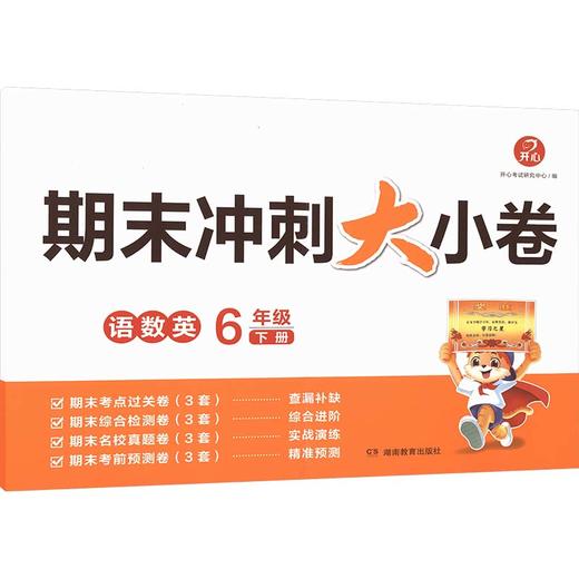 开心·26春·期末冲刺大小卷·6年级·下册（线上） 商品图0