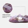 littlewinkaa童鞋女童公主水晶鞋2026春秋雪花钻蝴蝶结魔术贴凉鞋 商品缩略图12