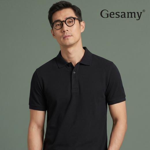 【7A抑菌 触感凉滑 吸汗快干】Gesamy丝光棉短袖POLO衫 （注：产品爆单发货时效为72小时） 商品图8