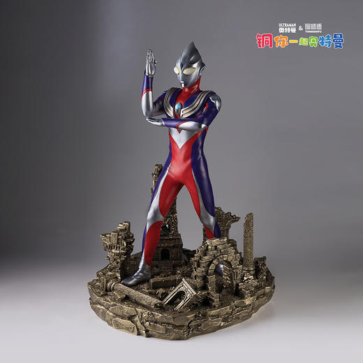 铜师傅 正版授权《迪迦奥特曼(特大号)》限量铜手办 工艺品摆件 商品图1