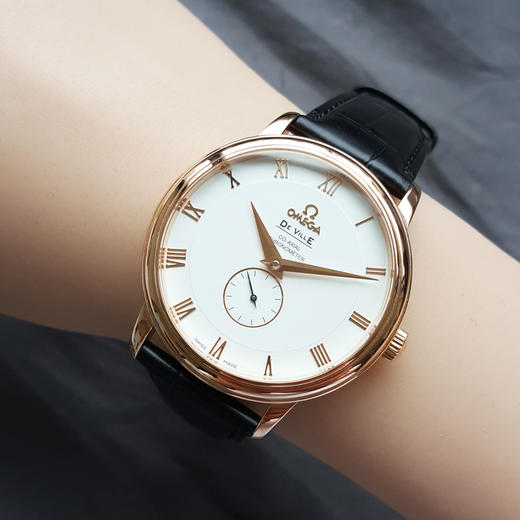 【95新】OMEGA 欧米茄4614.20.02天文台认证同轴自动机械机芯39MM（男款）碟飞系列18K玫瑰金080526NJS08 商品图7