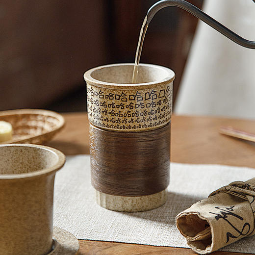 摩登主妇泡茶杯创意茶水分离杯2026新款办公室带盖喝水杯陶瓷杯子 商品图4