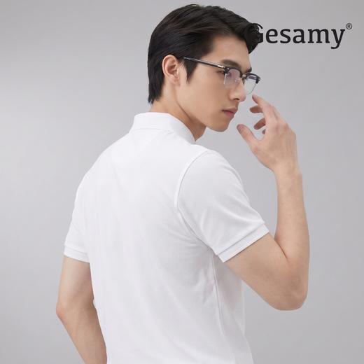 【7A抑菌 触感凉滑 吸汗快干】Gesamy丝光棉短袖POLO衫 （注：产品爆单发货时效为72小时） 商品图6