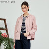VIVIAN LIU薇薇安刘D2613103春女装新款连帽短款风衣外套 商品缩略图0