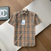 BUR格纹短袖衬衫 商品缩略图0