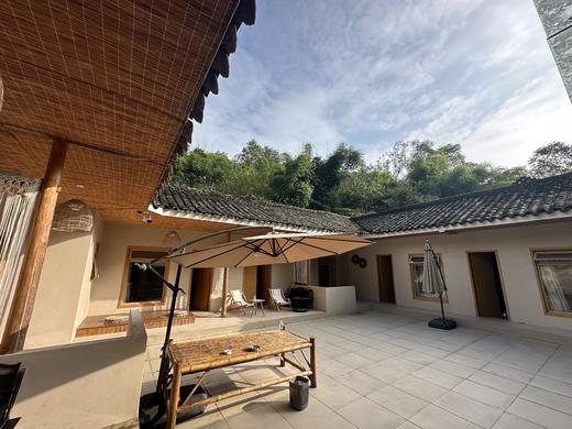 【大邑·510号院】4房温泉私汤小院，来药师岩附近的文艺院子，避暑，临溪玩水dlw 商品图0