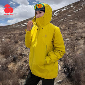 【黄金甲2.0】思凯乐户外硬壳冲锋衣女新款防风防水登山服外套男