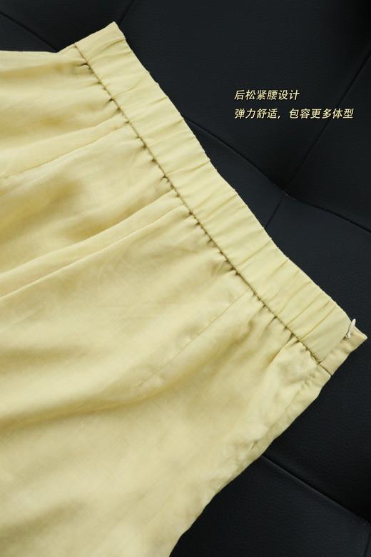简约慵懒风百搭宽松衬衫+高腰显瘦直筒半身裙休闲套装 商品图13