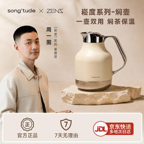 哲品 x song'tude钛壶保温壶闷茶壶钛茶漏焖茶泡茶壶不锈钢热水壶