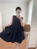C*s同款藏青褶裥连衣裙+白色A字上衣 商品缩略图13