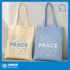 一份心意：“和平PEACE”轻薄帆布袋