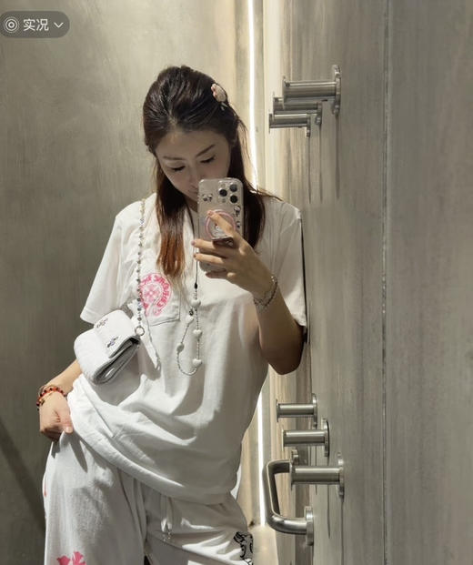 Chr*me hearts马蹄撞色logo短袖T恤051808 商品图5