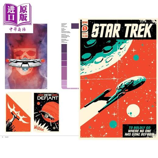 【中商原版】星际迷航 与 无畏号艺术设定集 英文原版 The Art of Star Trek Defiant Various Mike Feehan 商品图3