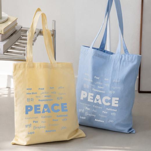 一份心意：“和平PEACE”轻薄帆布袋 商品图1