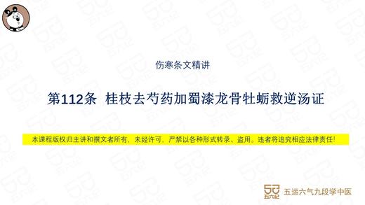 伤寒第112条 救逆汤证 商品图0