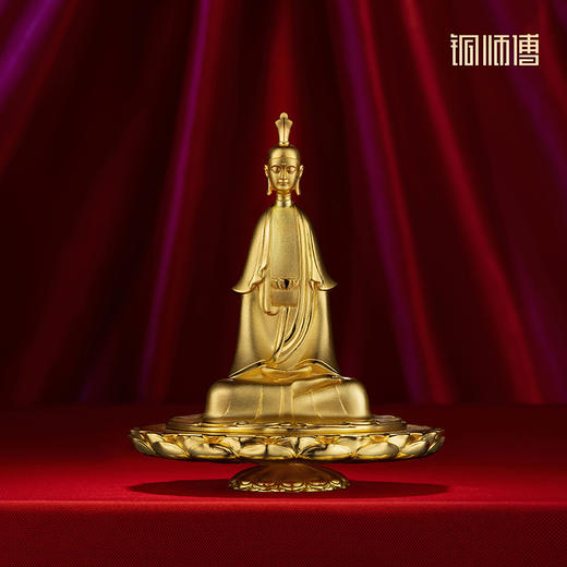 铜师傅《静悟》工位禅意观音菩萨铜摆件 静心情绪稳定治愈礼物 商品图1
