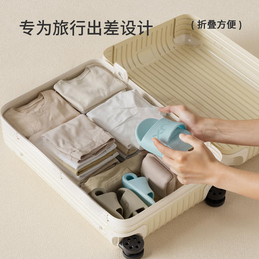 【专享】朴西叠趣可折叠拖鞋女旅行出差健身轻盈便携洗澡防滑家居凉拖鞋男 商品图4