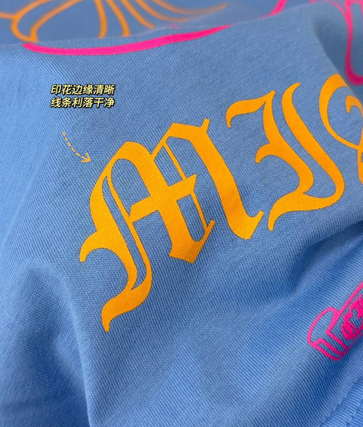 Chr*me hearts马蹄撞色logo短袖T恤051808 商品图12