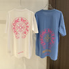 Chr*me hearts马蹄撞色logo短袖T恤051808 商品缩略图1
