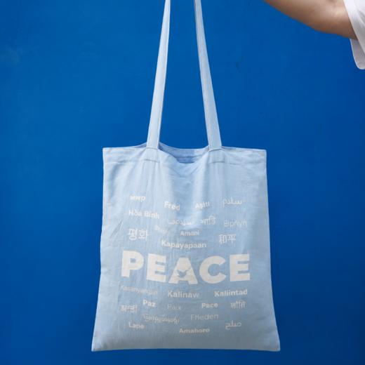 一份心意：“和平PEACE”轻薄帆布袋 商品图2
