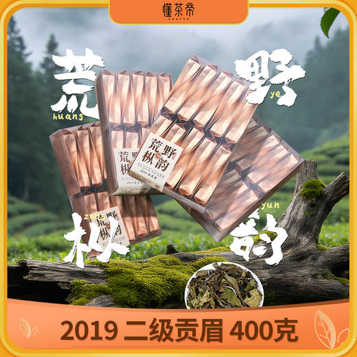 懂茶帝福鼎白茶贡眉云中管阳白茶荒野枞韵2019年春贡眉100g/盒 商品图0