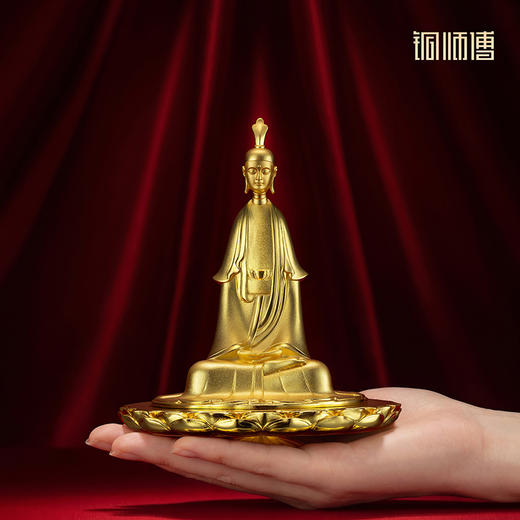 铜师傅《静悟》工位禅意观音菩萨铜摆件 静心情绪稳定治愈礼物 商品图7