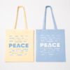 一份心意：“和平PEACE”轻薄帆布袋 商品缩略图5