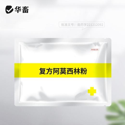华畜兽药复方阿莫西林兽用可溶性粉克拉维酸钾国标抗菌猪用鸡鸭禽 商品图7
