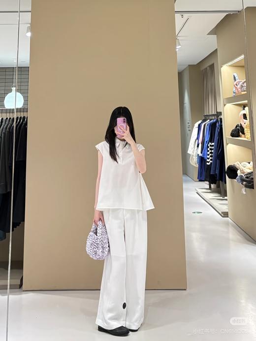 C*s同款藏青褶裥连衣裙+白色A字上衣 商品图8
