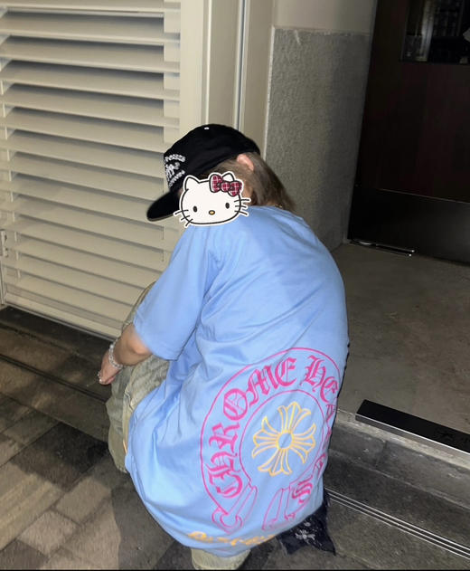 Chr*me hearts马蹄撞色logo短袖T恤051808 商品图7