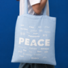 一份心意：“和平PEACE”轻薄帆布袋 商品缩略图4