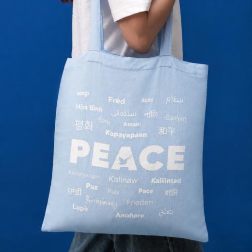一份心意：“和平PEACE”轻薄帆布袋 商品图4