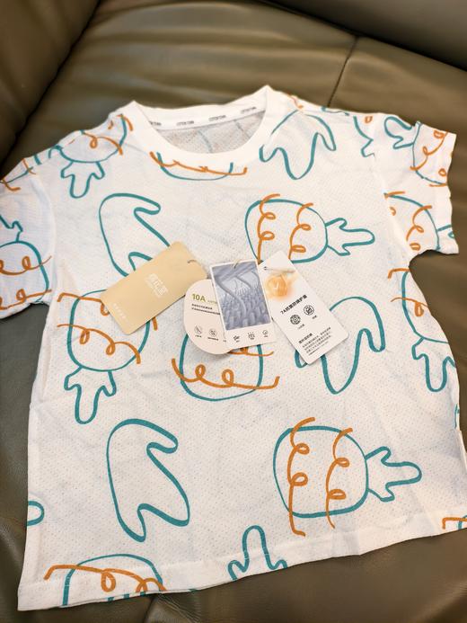 【100%棉网眼家居服套装】棉花堂针织短袖短裤家居服套装FA61174  100%棉  10级抗菌 防螨  透气吸湿 商品图11