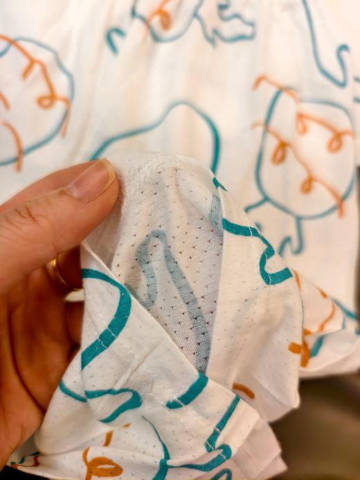 【100%棉网眼家居服套装】棉花堂针织短袖短裤家居服套装FA61174  100%棉  10级抗菌 防螨  透气吸湿 商品图13